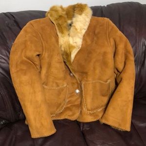Faux fur ladies jacket